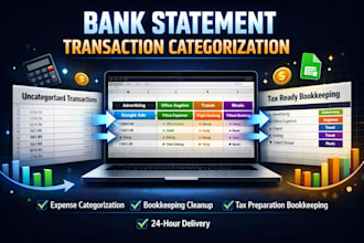 do bank statements reconciliation and bookkeeping