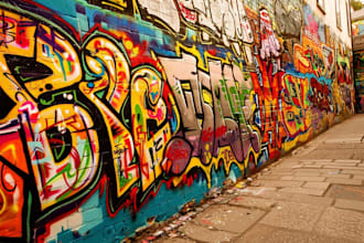 design graffiti designs, murals and wall arts