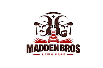 design wonderful lawn care business logo