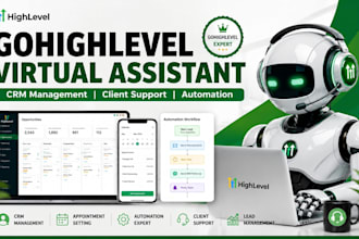 be your gohighlevel virtual assistant expert for highlevel CRM and automation