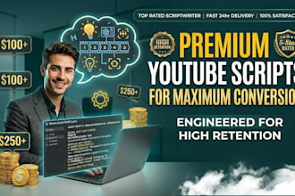 write high retention youtube scripts with hook and strong cta