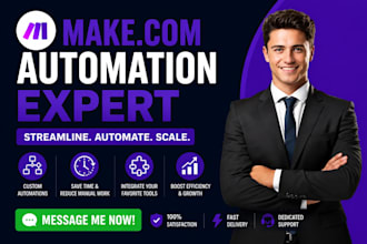 make com, made com, setup make com automation, make automation, make expert