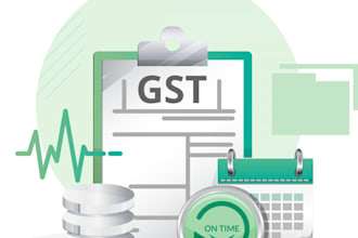 do gst registration, monthly gst return filing and amendments