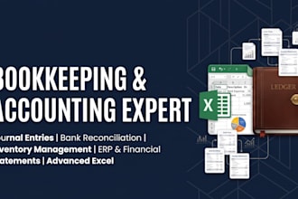 do bookkeeping and bank reconciliation in excel or erp