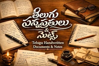 do telugu hand writing and caligraphy