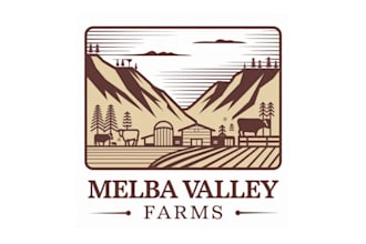 design a modern farm and agriculture logo