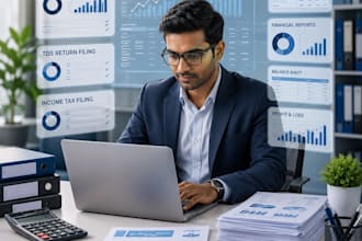 gst filing tds filing accounting work for indian companys