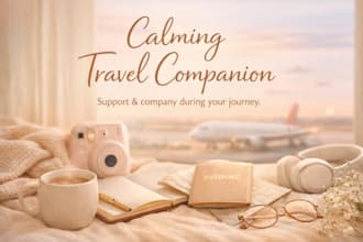 be your calming travel companion through text, call, or facetime
