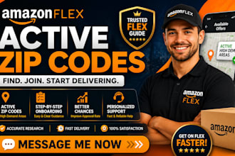 help you find active amazon flex zip codes fast