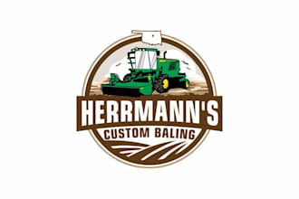 design a modern agriculture and farming logo
