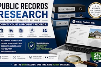 extract county court records and public legal documents