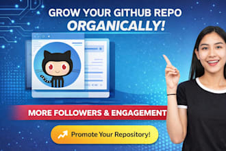 do github promotion github repository for more stars followers
