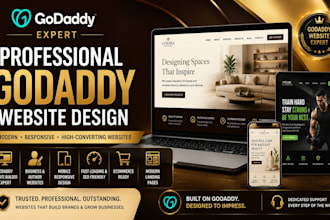 develop godaddy design godaddy website redesign  godaddy landingpage website