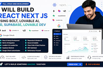build react next js using bolt lovable ai v0 supabase lovable dev google oauth