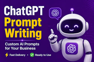 write custom chatgpt and ai prompts for your business