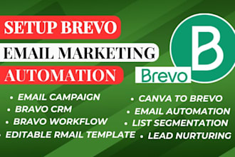 setup brevo email marketing campaign automation newsletter bravo crm workflow