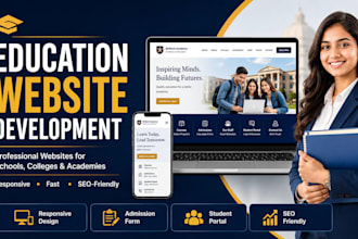 build a school college or lms website