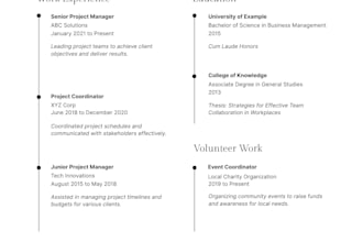 design a professional canva resume template for corporate job seekers