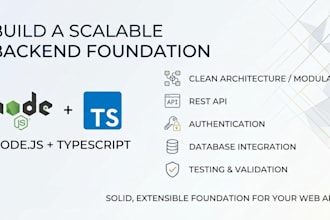 create a maintainable backend API for your startup