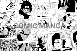create manga comic pages anime manga illustration manga arts as manga artist