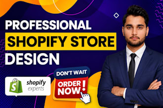design and develop a shopify store