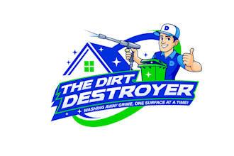 design fresh pressure soft washing company logo