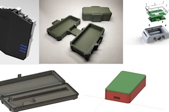 create product enclosure designs and 3d cad modeling for electronic devices