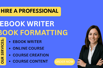 write online course content for any subject