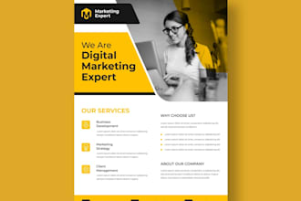 a professional corporate flyer for your business
