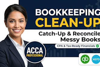 catch up, clean up, and reconcile messy books in xero