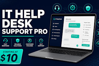 be your virtual assistant for IT support technical help desk