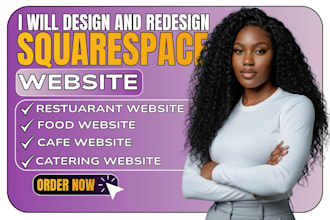 build restaurant squarespace website redesign squarespace food website design