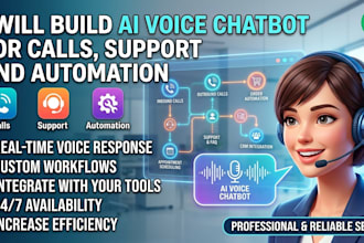 build ai voice chatbot for calls, support and automation