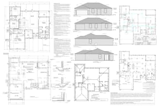 do permit blueprints, floor plans, mep, framing, archi and construction drawings