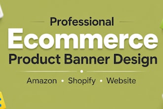 design professional ecommerce product banners