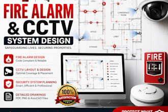 design professional fire alarm cctv security systems