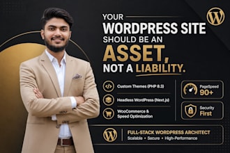 build a custom wordpress or woocommerce website that loads fast and converts