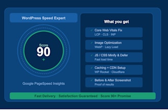 fix core web vitals and wordpress speed optimization for pagespeed insight