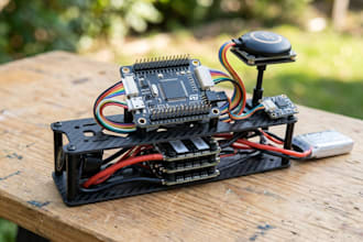 build uav flight control systems, stm32 firmware, sensor fusion rtos,esc control