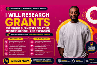 research grants for online businesses, startups, business growth and expansion