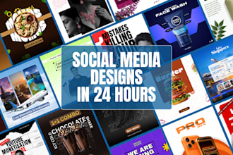 design mordern social media posts for your brand