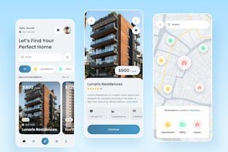 develop VR ai real estate app property management and listing website