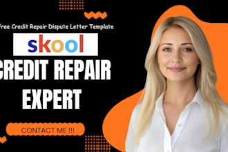 setup skool online community skool credit repair course credit repair va expert