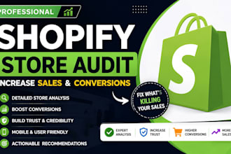 do a professional shopify store audit for higher conversions