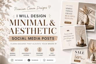 design modern instagram posts using canva