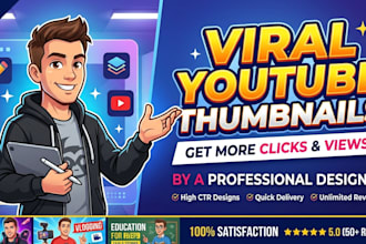 work on thumbnail designing