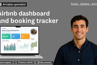 build a complete airbnb CRM and booking management system in airtable