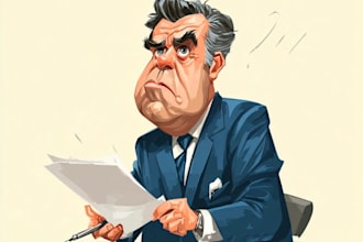 create political and editorial cartoons