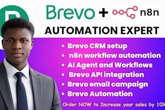 automate brevo CRM using n8n workflows and API integration