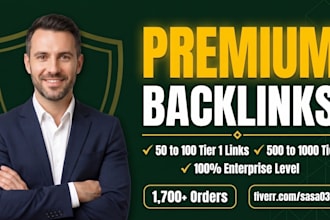 build premium high da tiered backlinks for google ranking boost